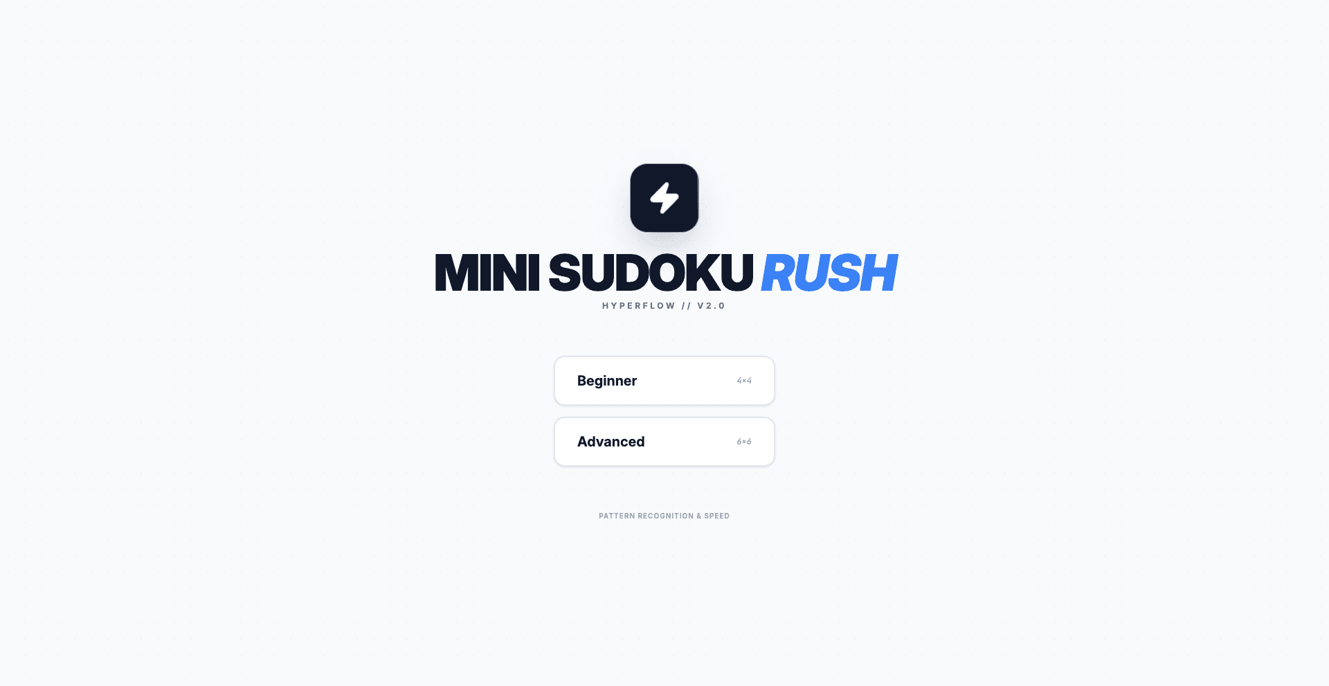 Day 121: mini-sudoku-rush.vercel.app